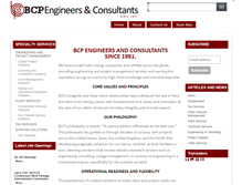 Tablet Screenshot of bcpengineers.com